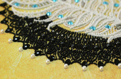 Bead Embroidery Kit Easy breath DIY Abris Art