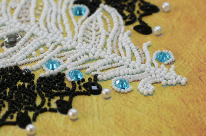 Bead Embroidery Kit Easy breath DIY Abris Art