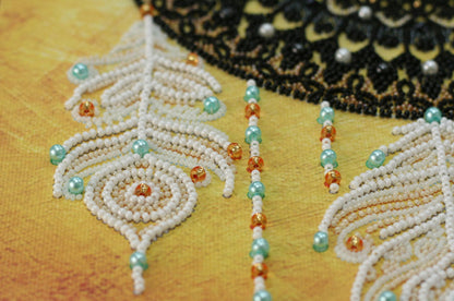Bead Embroidery Kit Dreamcatcher DIY Abris Art