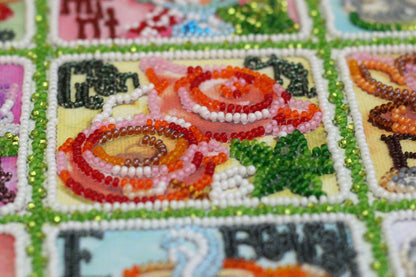 Bead Embroidery Kit Tea DIY Abris Art