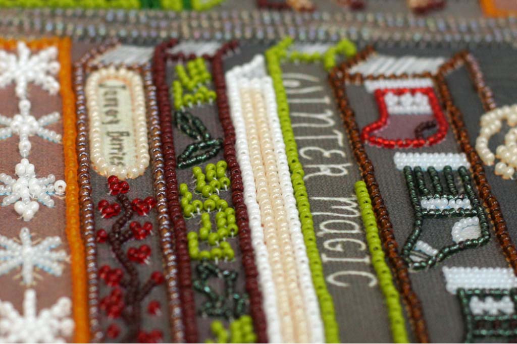 Perlenstickerei Set Herbst Latte DIY