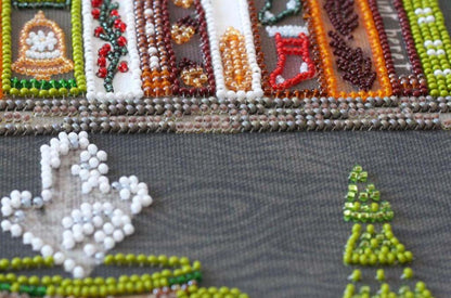 Bead Embroidery Kit New Year's Decor DIY Abris Art