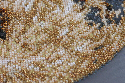 Bead Embroidery Kit Moon DIY Abris Art
