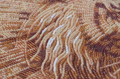 Bead Embroidery Kit Tiger DIY Abris Art