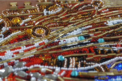 Bead Embroidery Kit Rise DIY Abris Art