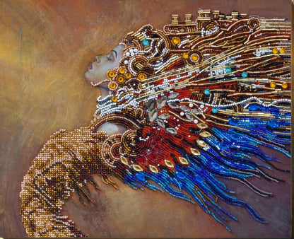 Bead Embroidery Kit Rise DIY Abris Art