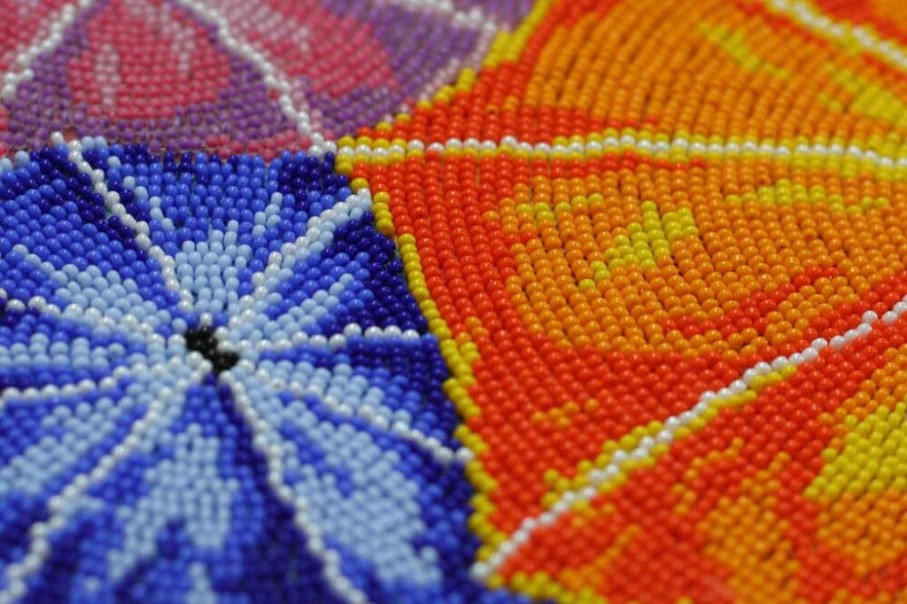 Perlenstickerei-Set Herzkönigin DIY Abris Art