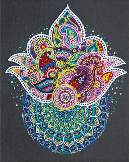 Bead Embroidery Kit Contemplating DIY Abris Art