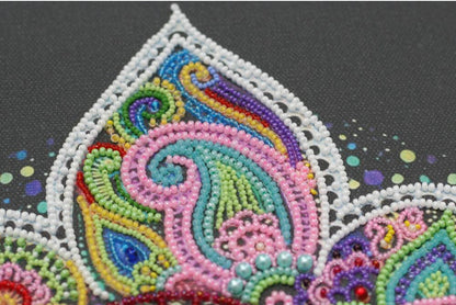 Bead Embroidery Kit Contemplating DIY Abris Art