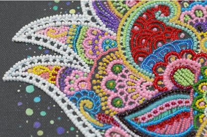 Bead Embroidery Kit Contemplating DIY Abris Art