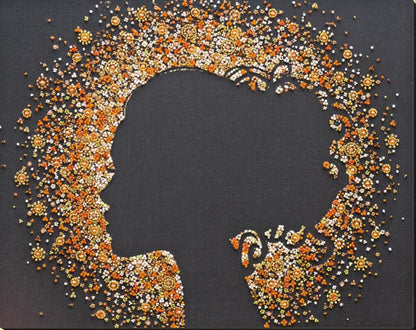 Bead Embroidery Kit Sparkle DIY Abris Art