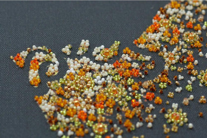 Bead Embroidery Kit Sparkle DIY Abris Art