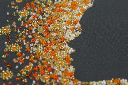 Bead Embroidery Kit Sparkle DIY Abris Art
