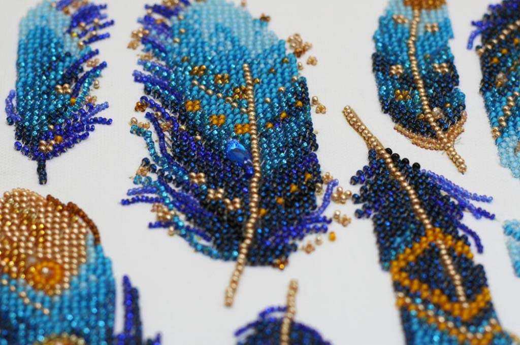 Perlenstickerei-Set Schlüssel zum Glück DIY Abris Art