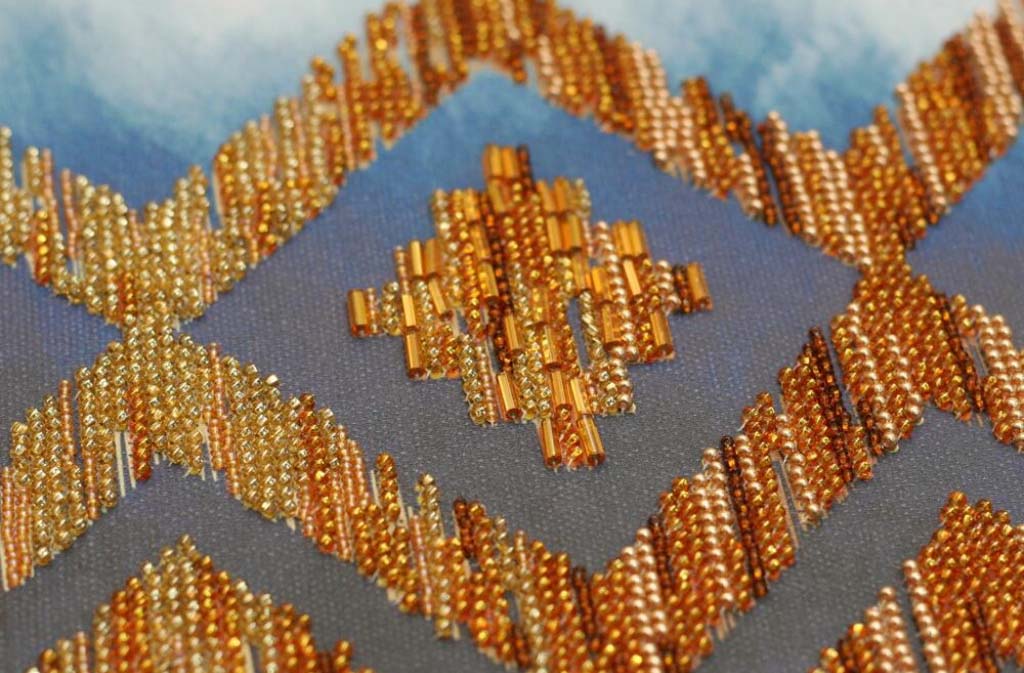 Perlenstickerei-Set Schlüssel zum Glück DIY Abris Art