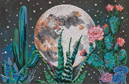 Bead Embroidery Kit Desert night DIY Abris Art