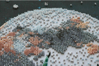 Bead Embroidery Kit Desert night DIY Abris Art