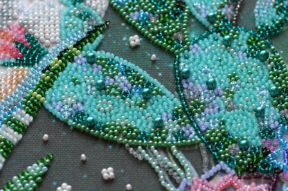Bead Embroidery Kit Desert night DIY Abris Art