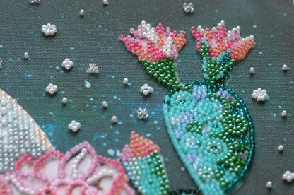 Bead Embroidery Kit Desert night DIY Abris Art