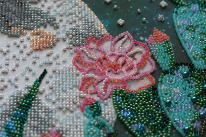 Bead Embroidery Kit Desert night DIY Abris Art