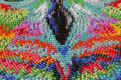Bead Embroidery Kit Owl DIY Abris Art