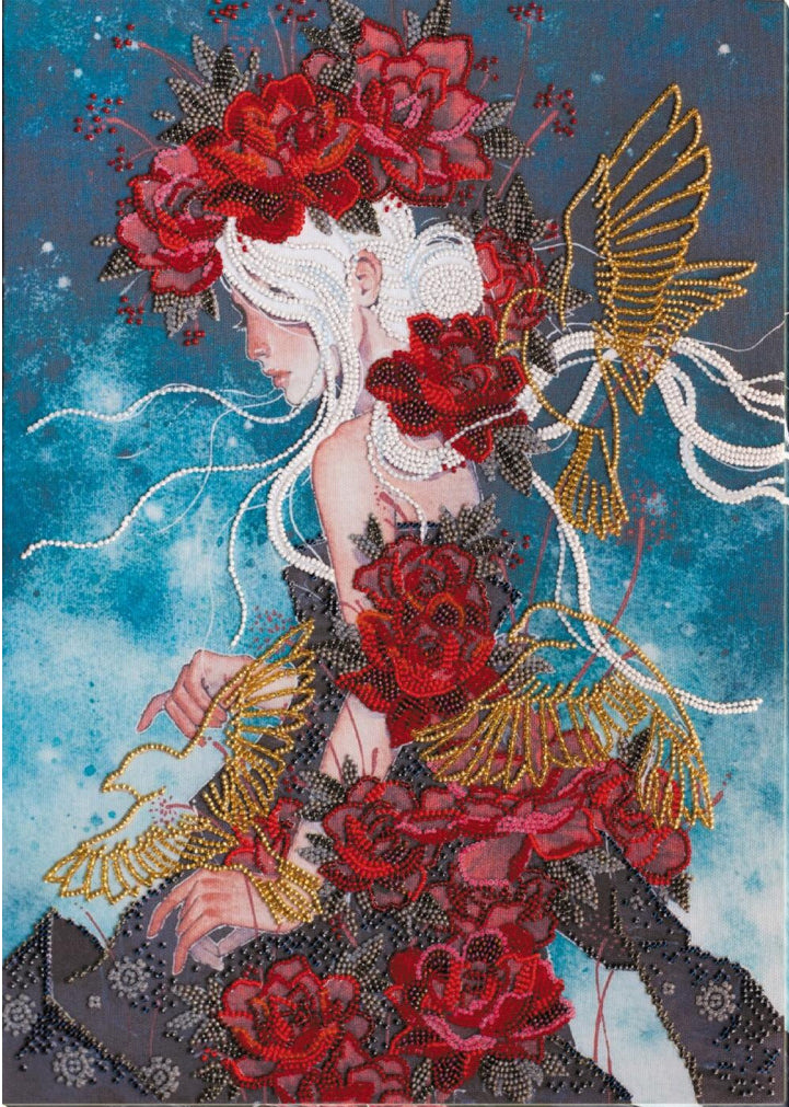 Kit de broderie de perles Lady Vers le rêve DIY