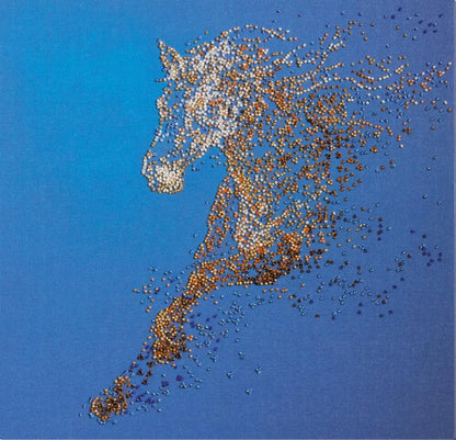 Bead Embroidery Kit Horse DIY Abris Art