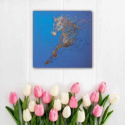 Bead Embroidery Kit Horse DIY Abris Art