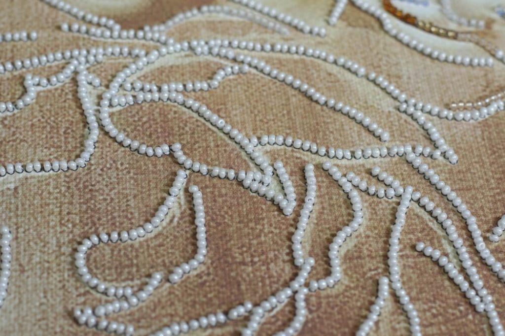 Kit de broderie de perles Fleurs de pivoine DIY