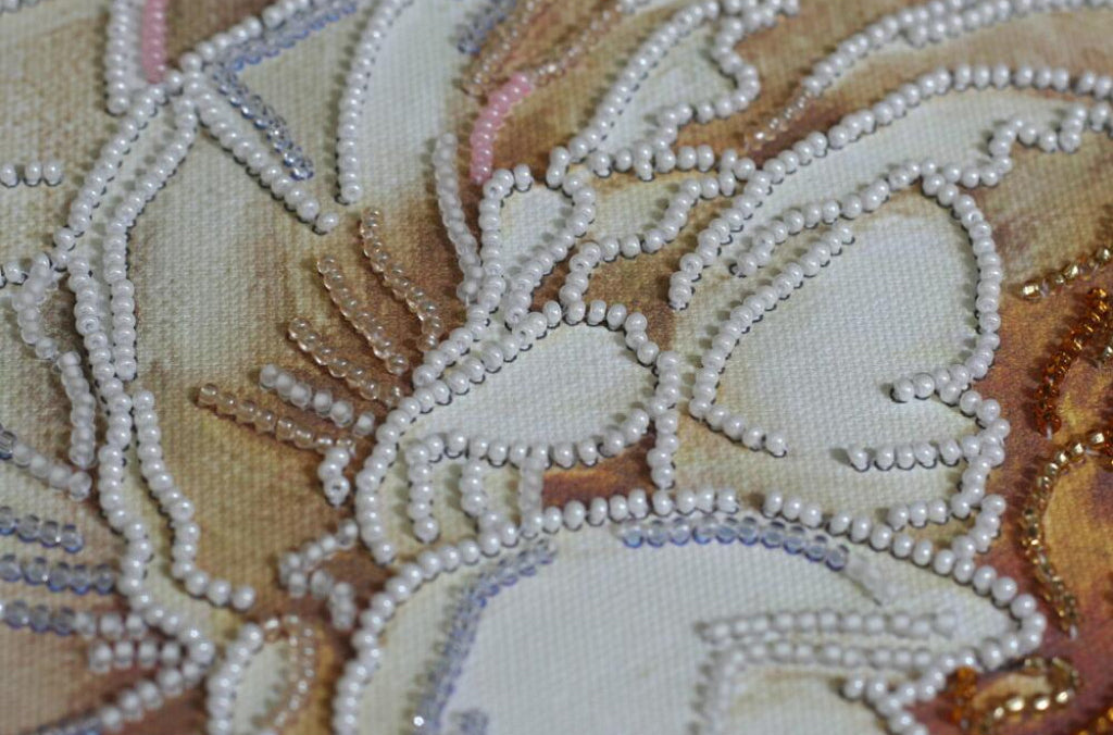 Kit de broderie de perles Fleurs de pivoine DIY