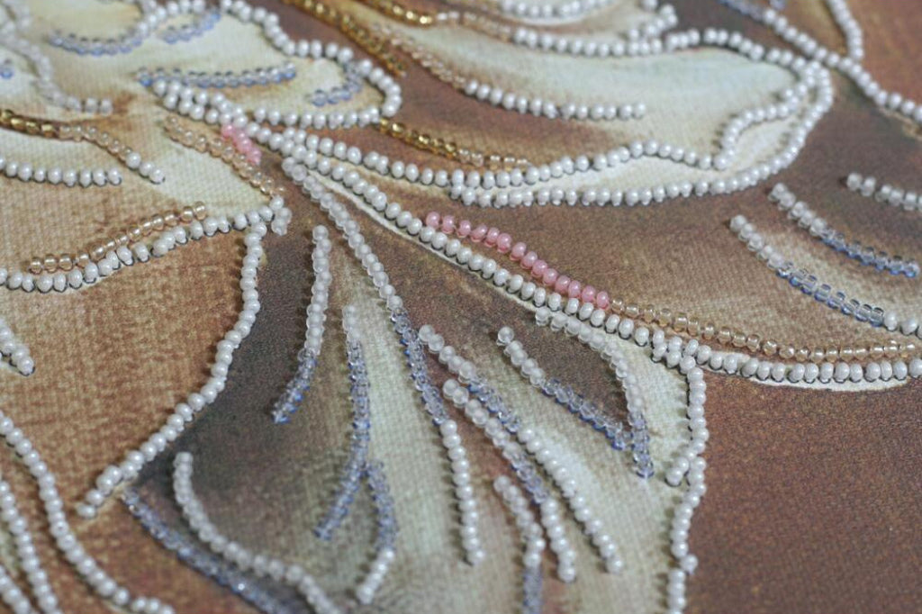 Kit de broderie de perles Fleurs de pivoine DIY