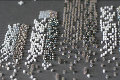 Bead Embroidery Kit Night city DIY Abris Art