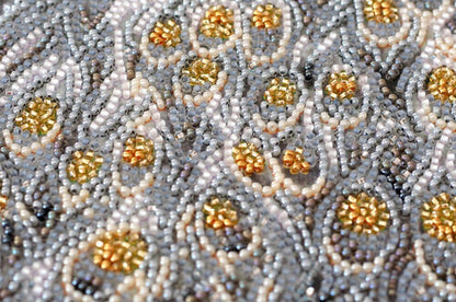 Bead Embroidery Kit Peacock DIY Abris Art