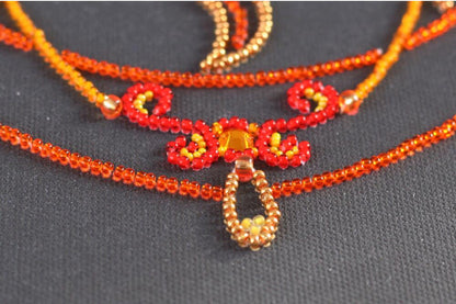 Bead Embroidery Kit Sun pattern DIY Abris Art