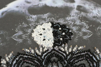Bead Embroidery Kit Dance Moon DIY Abris Art
