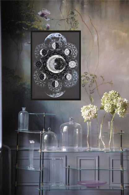 Bead Embroidery Kit Dance Moon DIY Abris Art