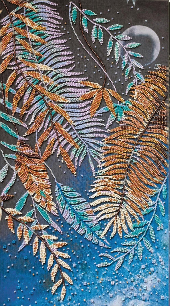 Kit de broderie de perles Nuit tropicale DIY