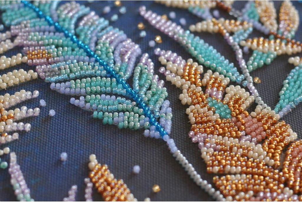Kit de broderie de perles Nuit tropicale DIY