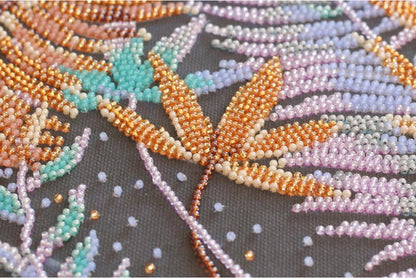 Bead Embroidery Kit Tropical night DIY Abris Art