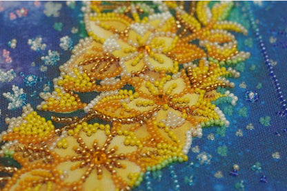 Bead Embroidery Kit Night DIY Abris Art