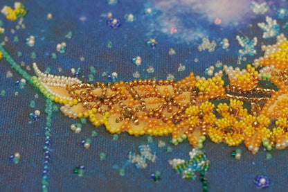 Bead Embroidery Kit Night DIY Abris Art