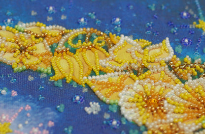 Bead Embroidery Kit Night DIY Abris Art