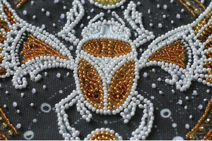 Bead Embroidery Kit Scarab DIY Abris Art