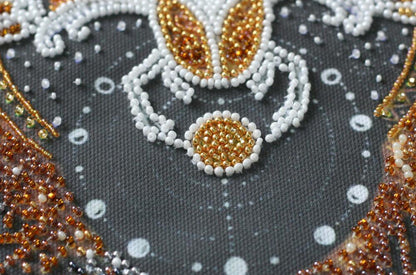 Bead Embroidery Kit Scarab DIY Abris Art