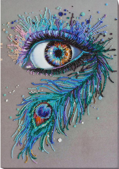 Bead Embroidery Kit Royal look DIY Abris Art