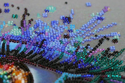 Bead Embroidery Kit Royal look DIY Abris Art