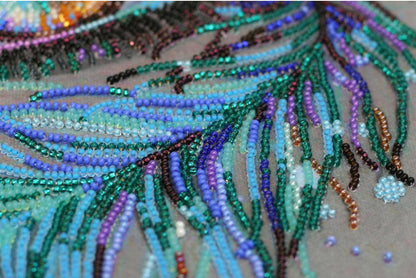 Bead Embroidery Kit Royal look DIY Abris Art