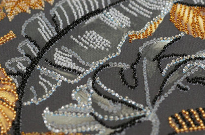 Bead Embroidery Kit Gold tropics DIY Abris Art