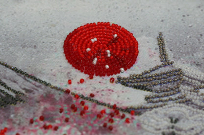 Bead Embroidery Kit Japan DIY Abris Art