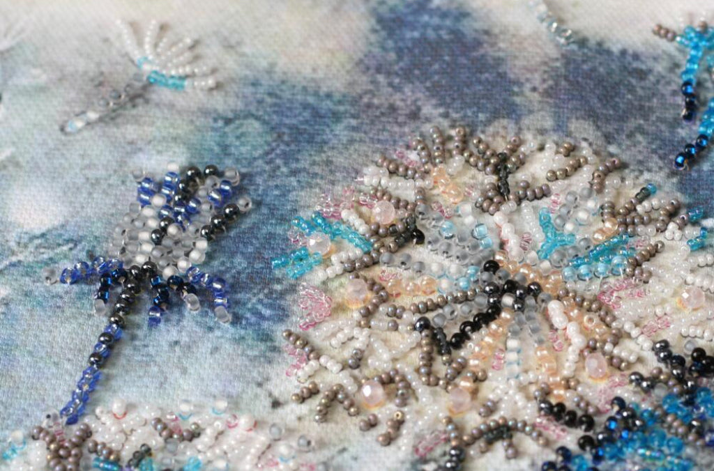 Kit de broderie de perles Fleurs DIY